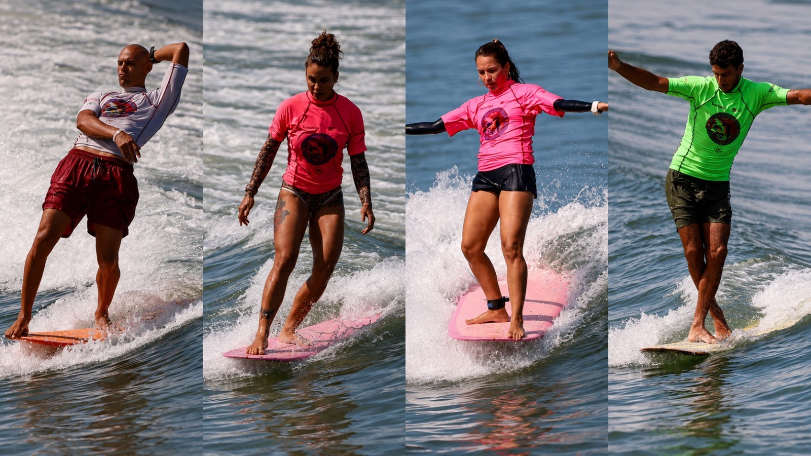 Santos recebe 3º Torneio Brasileiro Interclubes de Longboard no Quebra-Mar