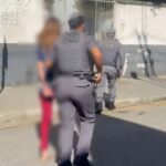 PM prende casal suspeito de praticar 12 roubos a ônibus em Santos