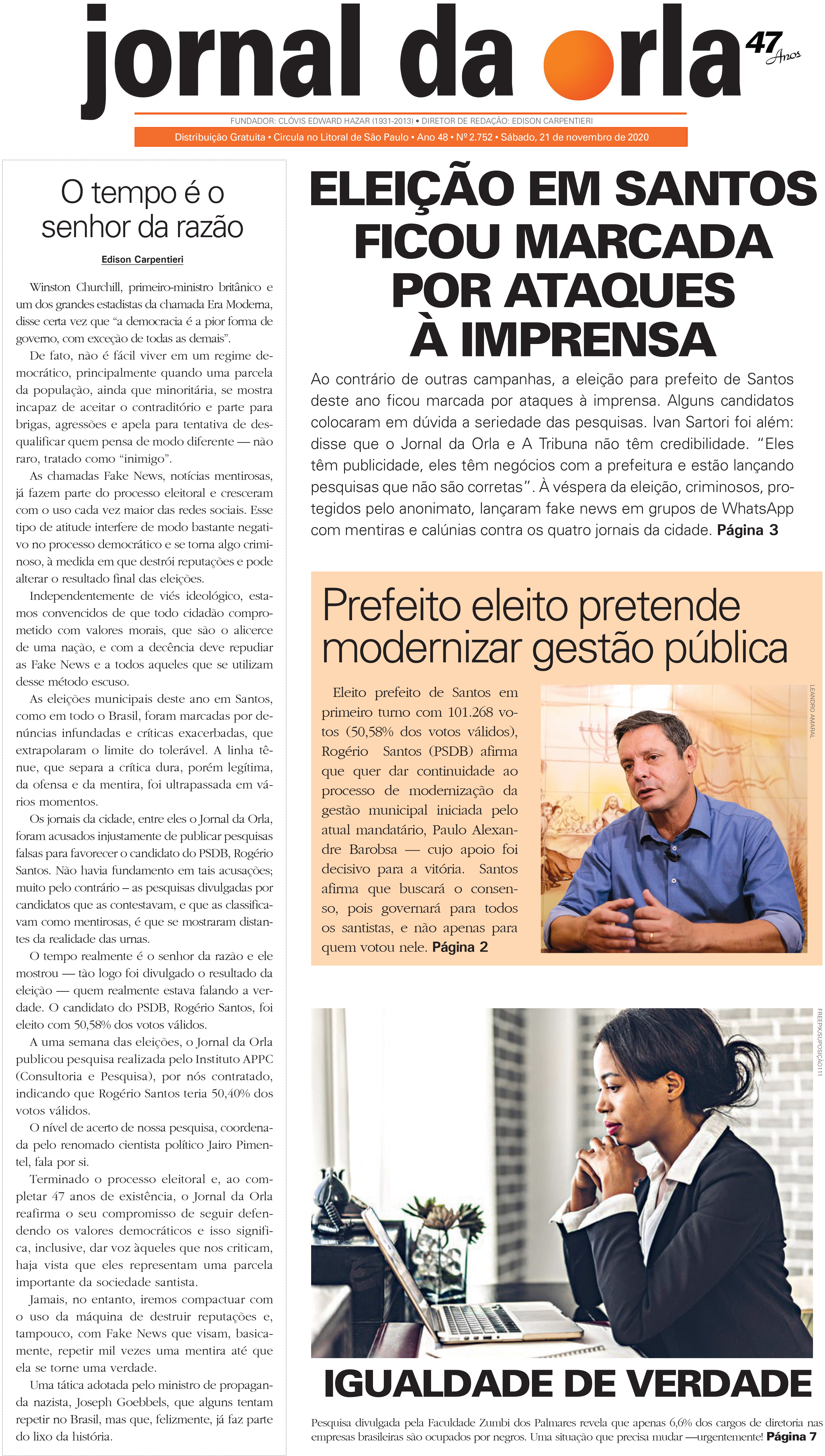 21/11/2020 | Jornal da Orla