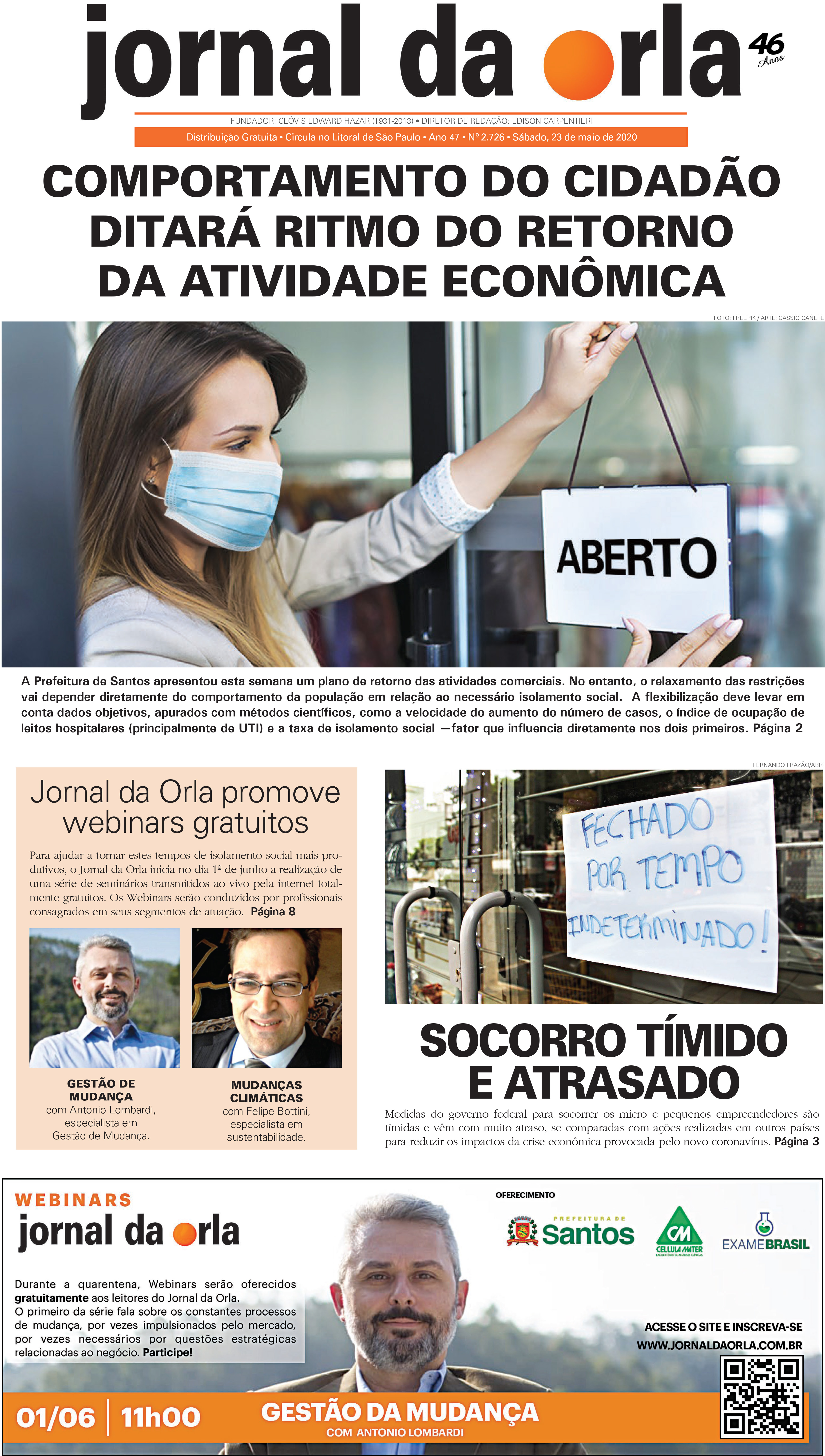 23/05/2020 | Jornal da Orla