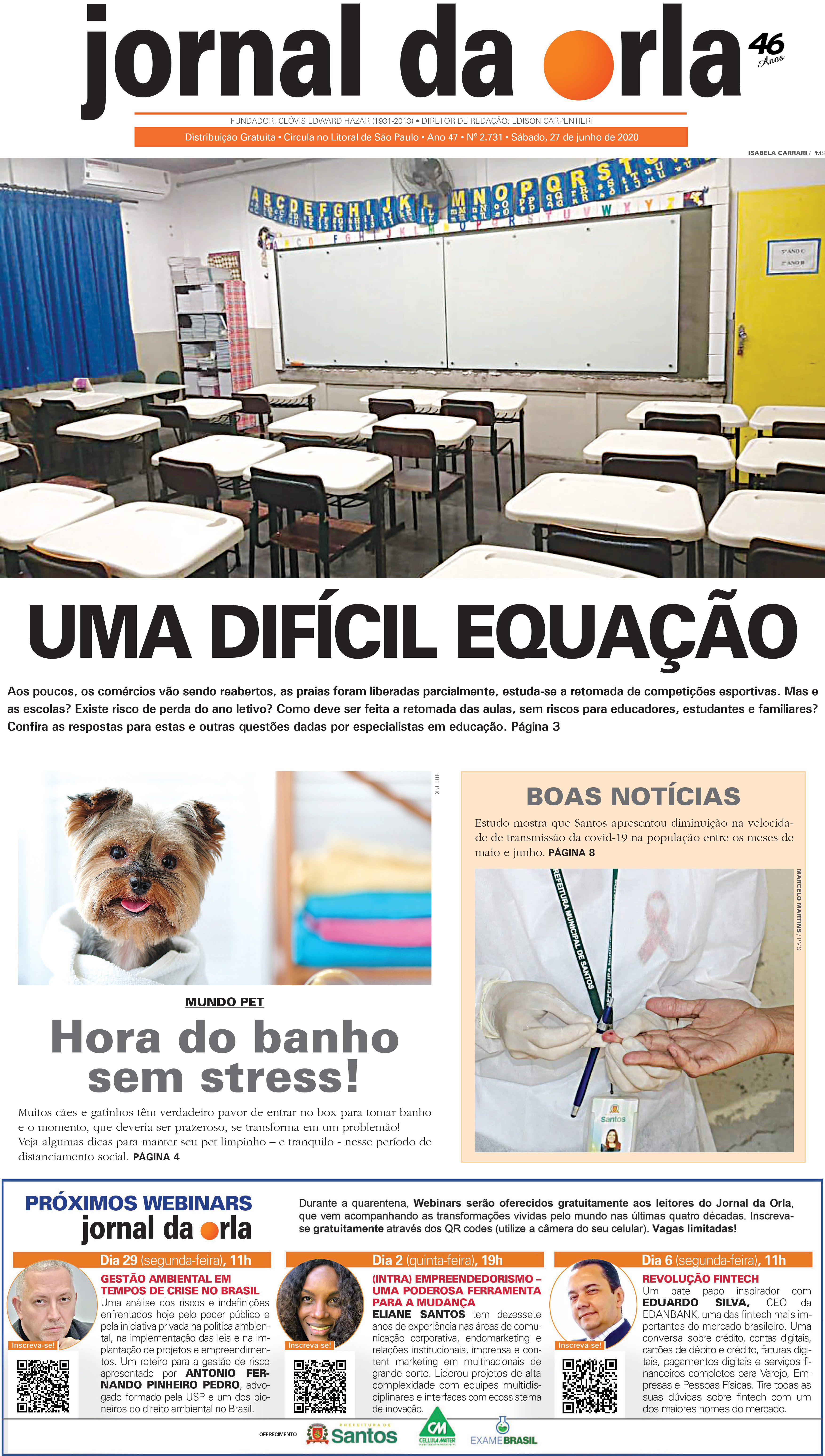 27/06/2020 | Jornal da Orla