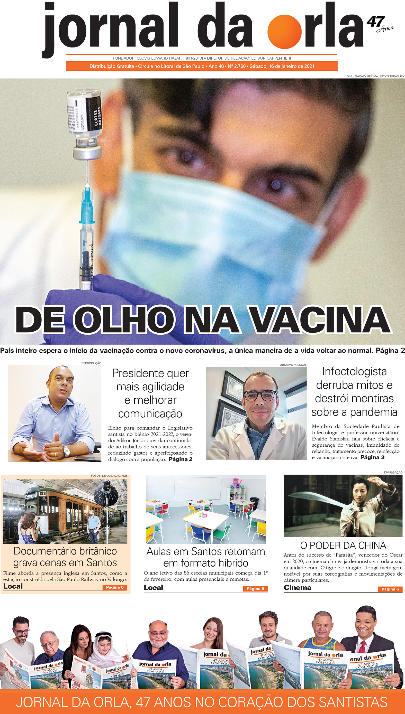16/01/2021 | Jornal da Orla
