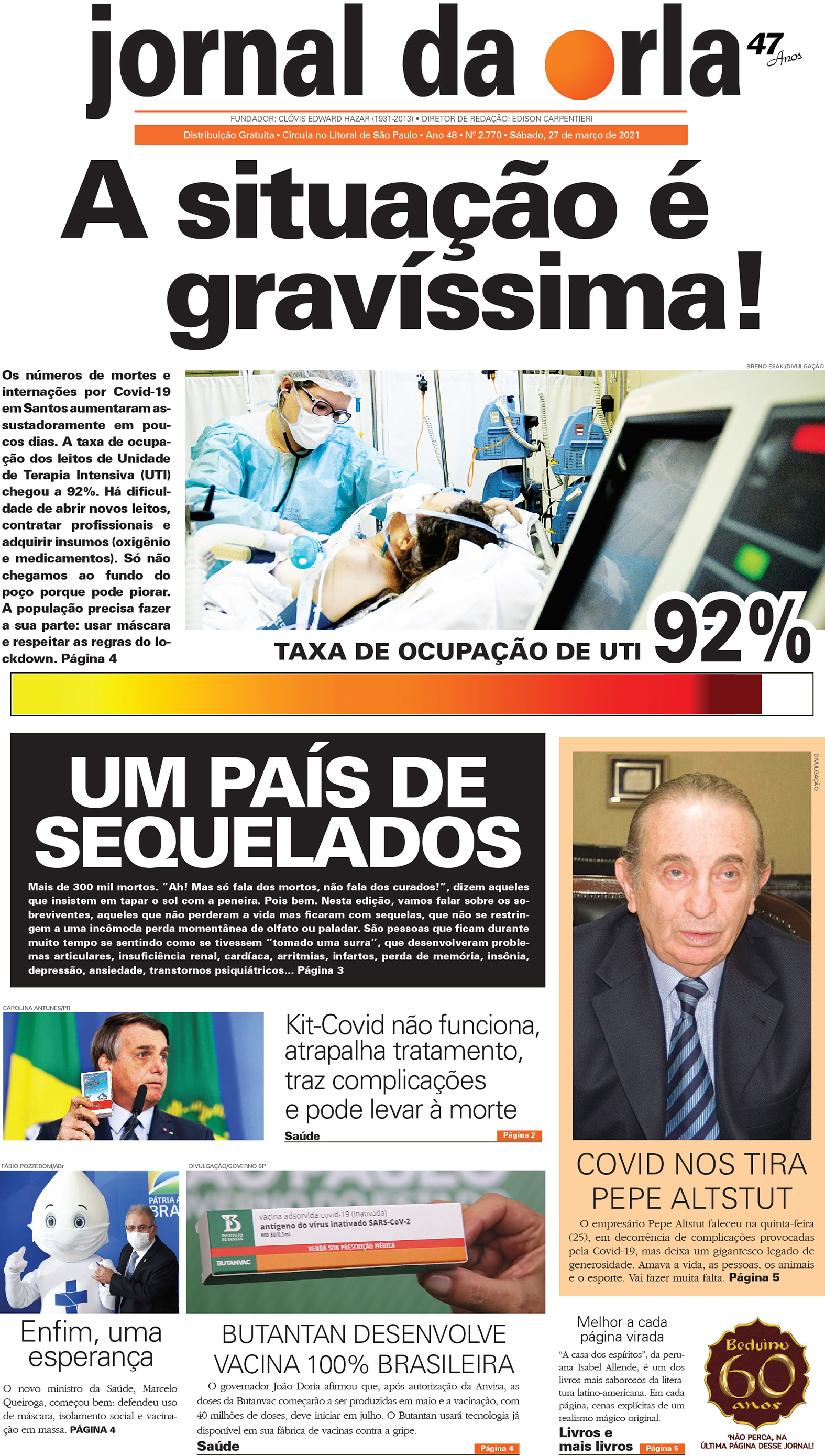 27/03/2021 | Jornal da Orla