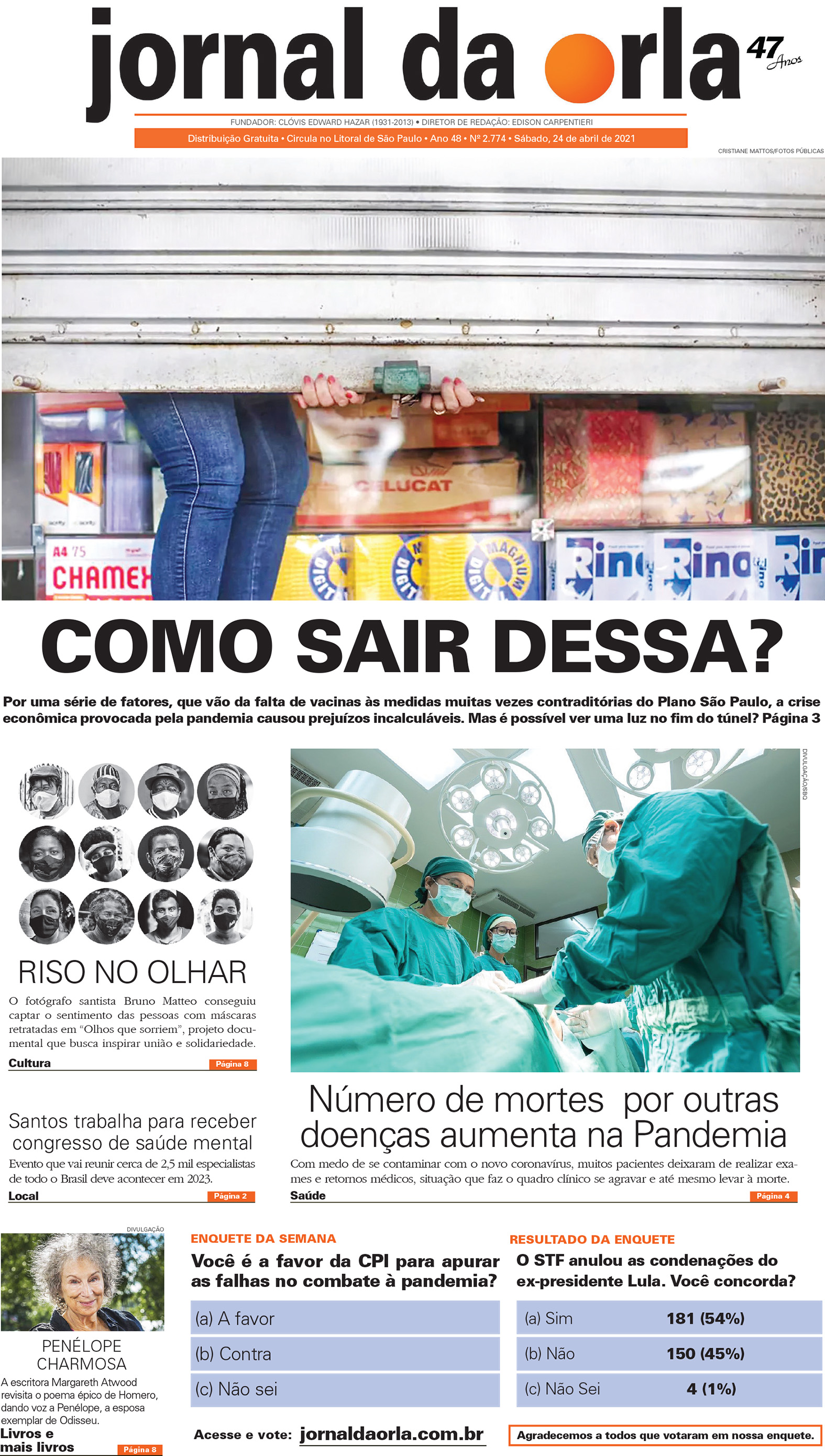 24/04/2021 | Jornal da Orla