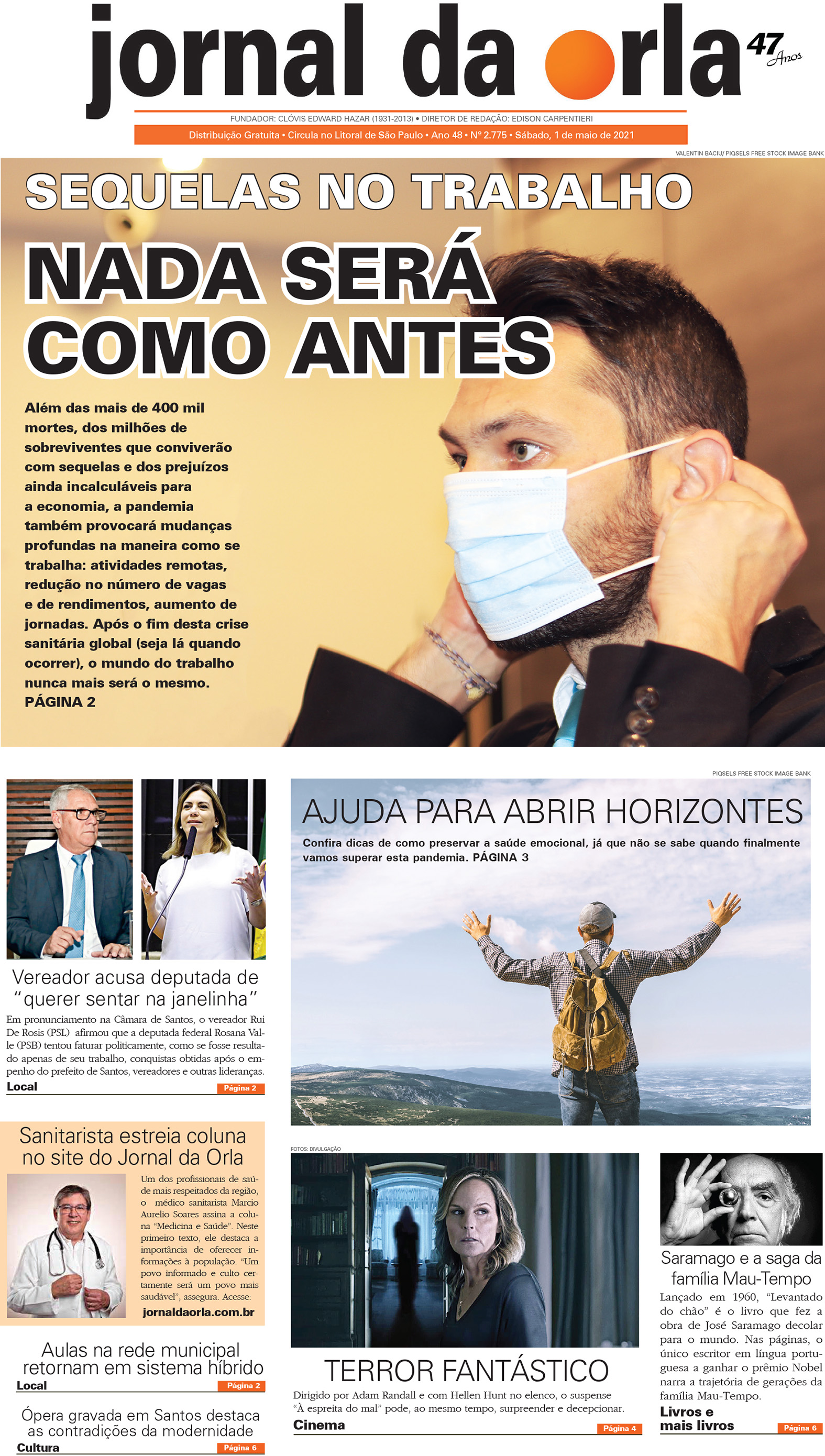 01/05/2021 | Jornal da Orla
