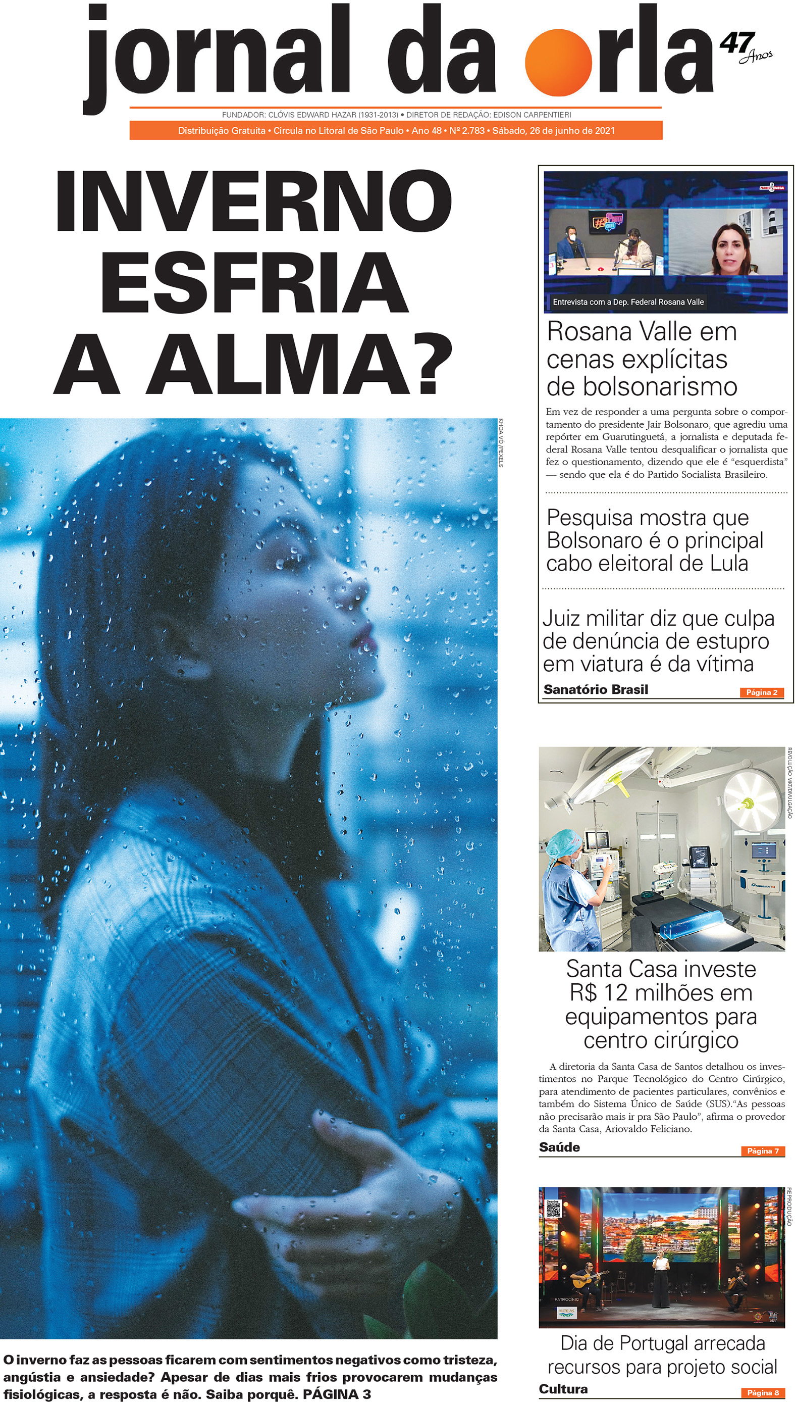 26/06/2021 | Jornal da Orla