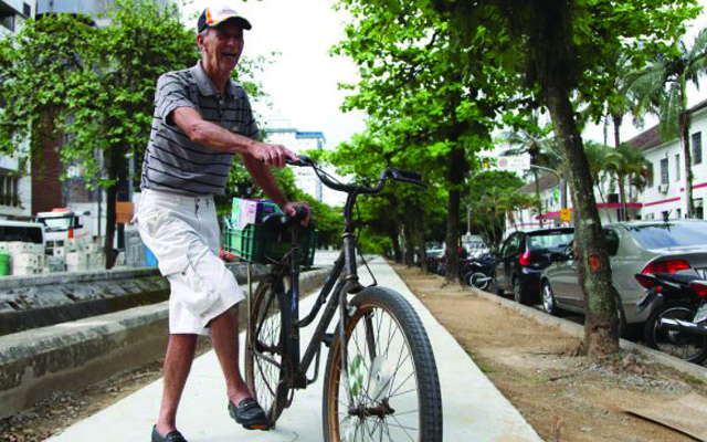 Malha cicloviária santista terá  48,5 quilômetros | Jornal da Orla