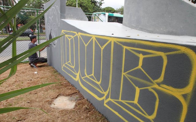 Pista da Palmares será grafitada | Jornal da Orla
