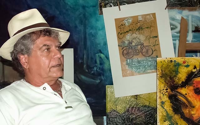 Artista plástico da Baixada expõe na Itália