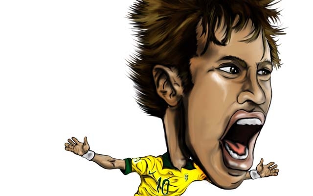 Caricaturas dos jogadores da Copa são atração em Santos | Jornal da Orla