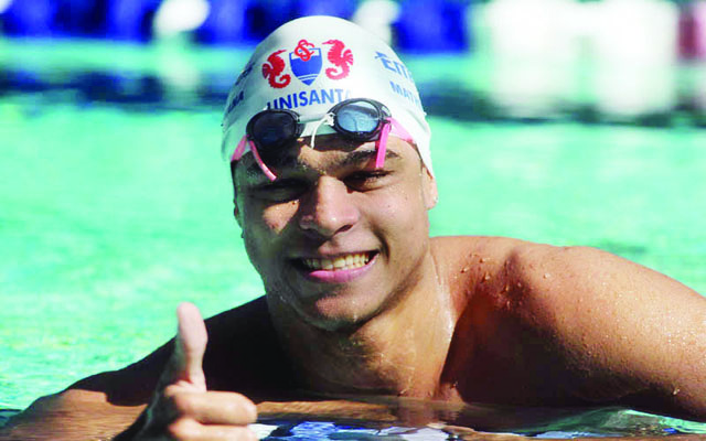 Nadador de equipe santista conquista recorde mundial | Jornal da Orla