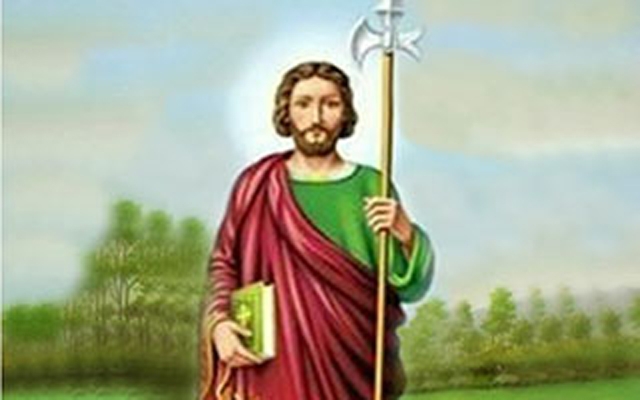 Comunidade celebra Dia de São Judas Tadeu nesta quarta