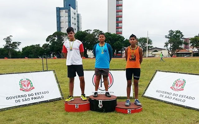 PG fatura cinco medalhas no Paulista de Atletismo Pré-Mirim