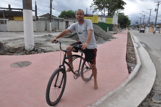 ZN: ciclovia na Afonso Schmidt tem 300 metros prontos