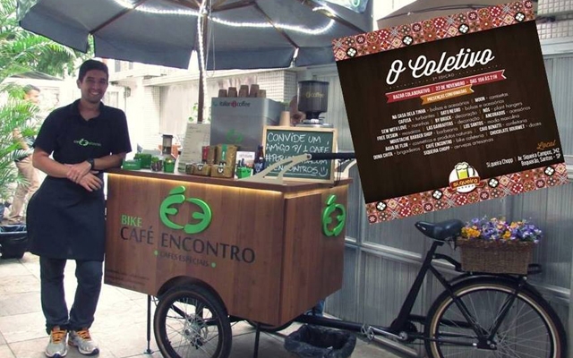 Food bikes são destaque em lançamento de maquiagem orgânica