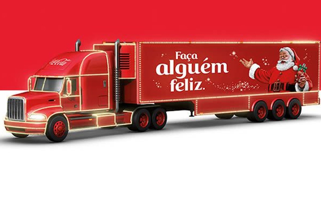 Caravana Iluminada da Coca-Cola levará magia do Natal em vários pontos da cidade
