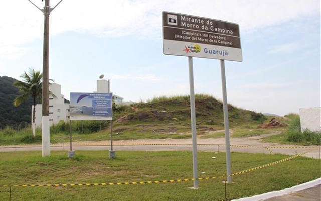 Guarujá inicia construção de mirantes turísticos nos Morros da Campina e Galhetas