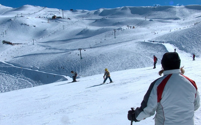 Temporada de neve na América do Sul