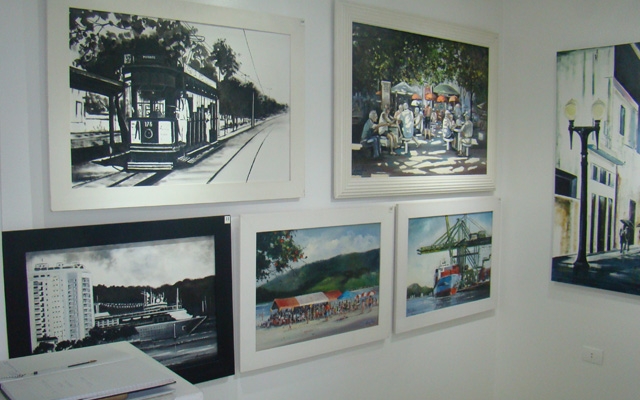 Espaço Cultural do Hospital Ana Costa recebe a exposição Luzes e cores