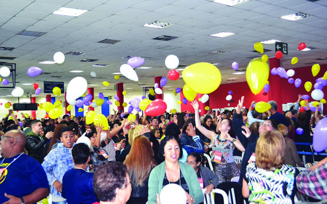 Encontro de jovens messiânicos no Concais