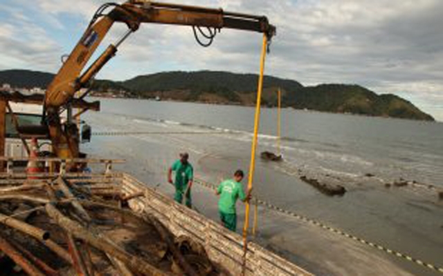 Nova sinalização do Navio Recreio começa a ser instalada