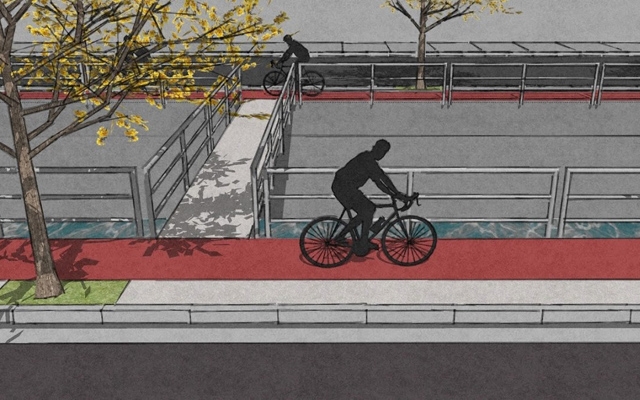 Construção de ciclovias na Jovino de Melo e Eleonor Roosevelt começa este mês