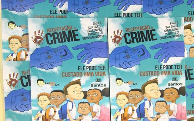 Projeto Luann Vive realiza exposição do gibi ‘Receptação é Crime’