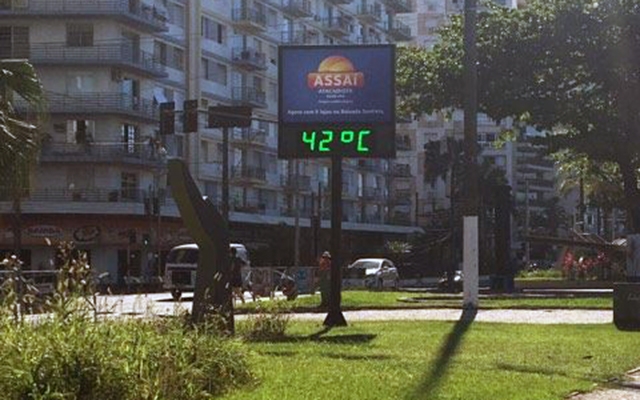 Apesar do calor, previsão indica tempestade no período da tarde