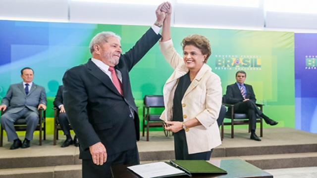 Lula é o novo ministro-chefe da Casa Civil