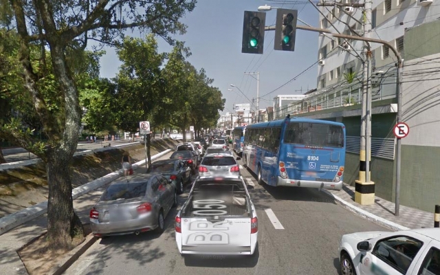 Começa nesta quarta-feira o horário de ampliação da faixa de ônibus no canal 2