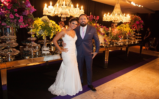 Um luxo… o casamento de Cristine Calabrez e Vitor Vieira | Jornal da Orla