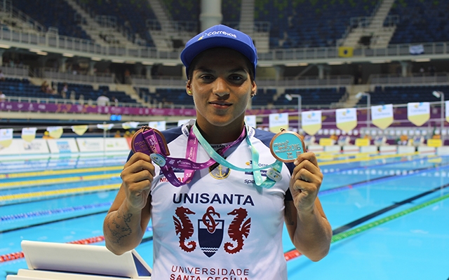 Unisanta fecha Troféu Maria Lenk de Natação com cinco nadadores nas Olimpíadas