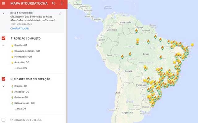 Mapa do Brasil - Alma de Viajante