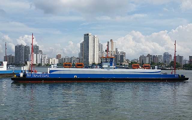 Travessia Santos/Guarujá recebe ferryboat remodelado | Jornal da Orla