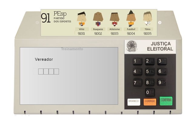 Eleitores podem fazer simulações em urna eletrônica no site do TSE