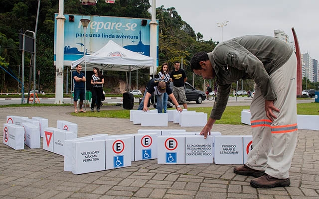 Semana Nacional de Trânsito une brincadeiras e educação em SV