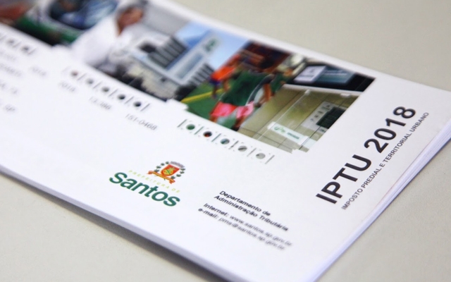 Distribuição dos carnês do IPTU prossegue em Santos