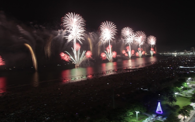 Queima de fogos em Santos terá tecnologia de ponta e novidades