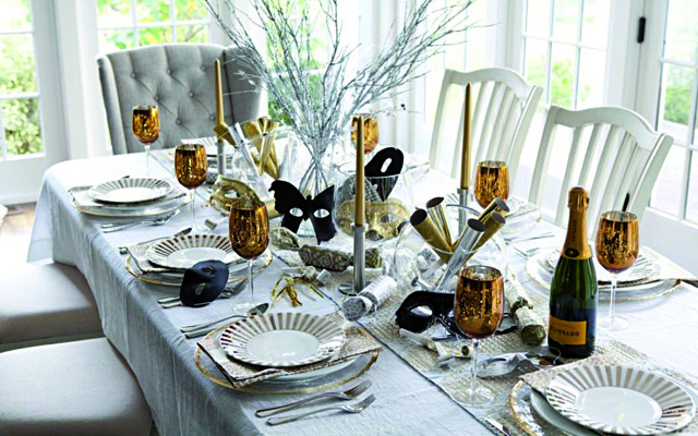 Decoração para celebrar 2018