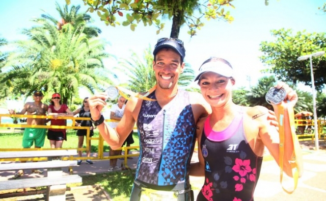 Santista Fernanda Garcia e veterano do Troféu BR de Triathlon vencem etapa