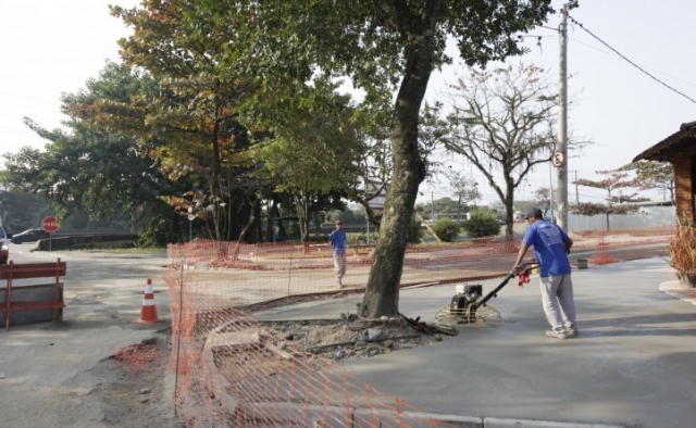 Obras da entrada da cidade modernizam a avenida Nossa Senhora de Fátima