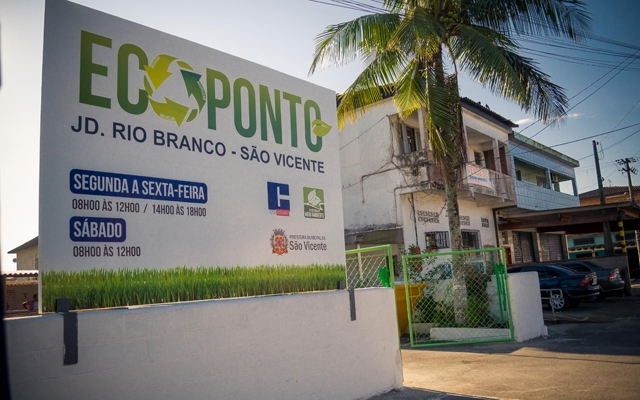 São Vicente já conta com ecopontos para o descarte de recicláveis | Jornal da Orla