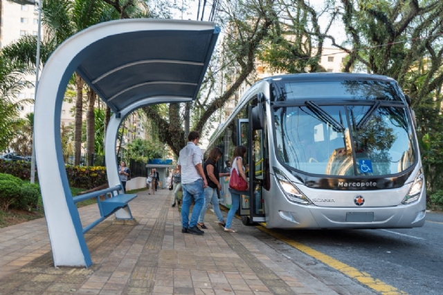 Primeiro ônibus movido a GNV/biometano participa de fórum ambiental | Jornal da Orla