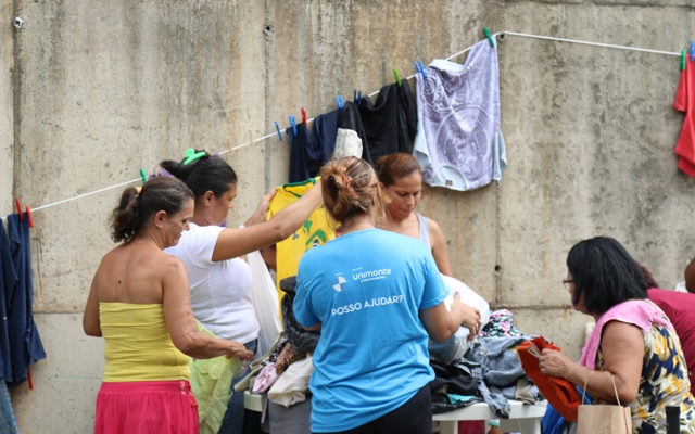 Unimonte arrecada doações para Varal Solidário