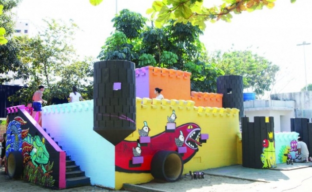 Castelinho do Rebouças ganha novas cores