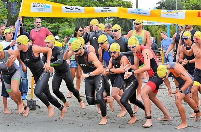 Terceira etapa do Troféu Brasil de Triathlon agita Santos neste domingo