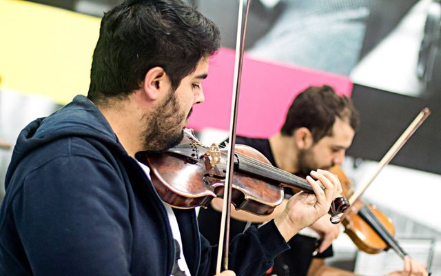 Projeto Orquestra na Rua é atração na Vila São Jorge | Jornal da Orla