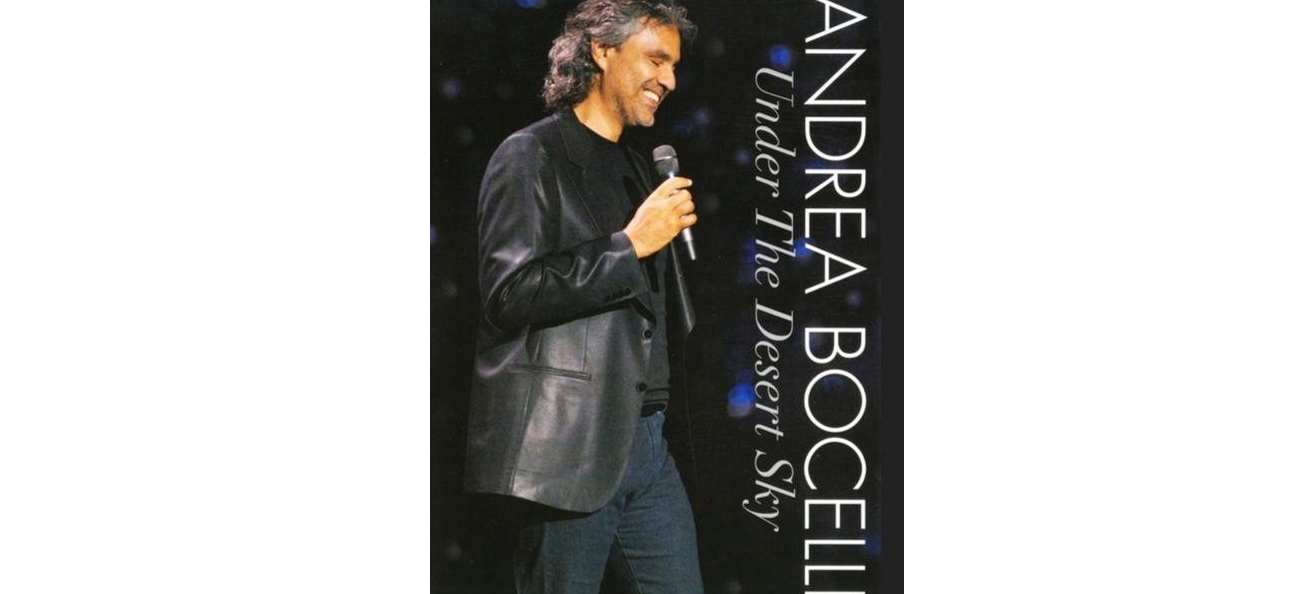 DVD Andrea Bocelli – Under The Desert Sky | Jornal da Orla