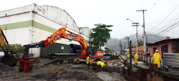 Obras da nova Entrada de Santos avançam em diferentes trechos