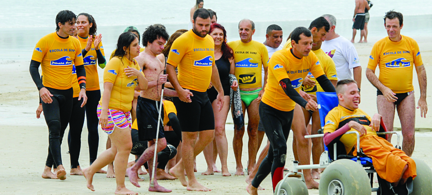 ONG promove evento de surfe inclusivo | Jornal da Orla